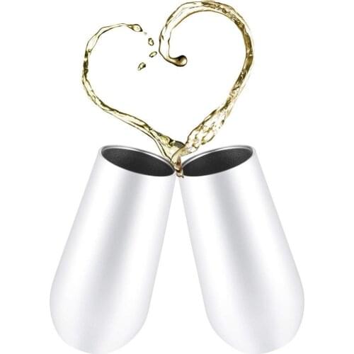 1Pc 6oz Double-Wall Stainless Steel Vacuum Insulated Cup Coffee Tea Mug Tumbler