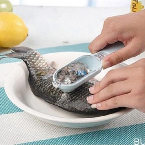 1 x New Fish Scale Remover Scaler Scraper Cleaner Kitchen Tool Peeler