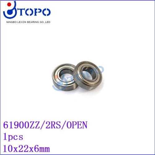 10*22*6mm Deep Groove Ball Bearings61900 ZZ/2RS/OPEN