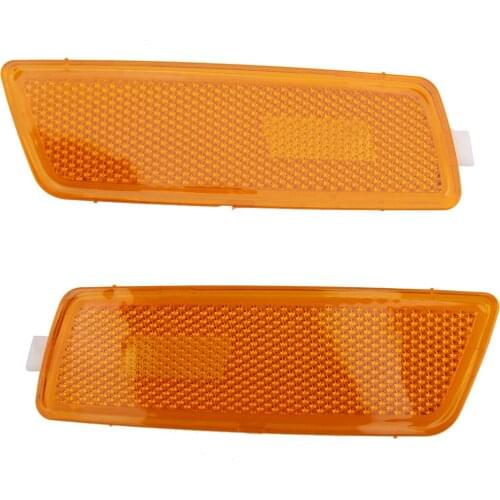 1K5945072 1K5945071 1 Pair Front Yellow Lens Bumper Side Marker Light Lamp Housing Fit for VW Golf GTI Jetta Rabbit MK5 2008