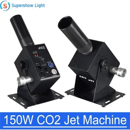 2Pcs/lot 150W CO2 Jet Machine Cryo Jet DMX 512 CO2 Blast Fog Mchine Special Effects Cannon for Live Show
