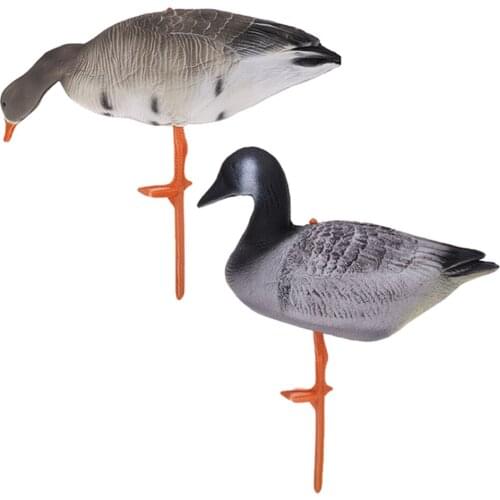 2 Pieces Goose Decoys Decoying, Hunting Shooting Bait, Garden Decors, Ornaments