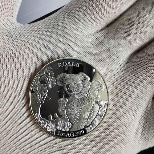 2019 Australia Silver Animal Coin Cute Koala SALTWATER CROCODILE Snake Red Kangaroo 1oz 999 Silver Plated Coins Elizabeth Gifts