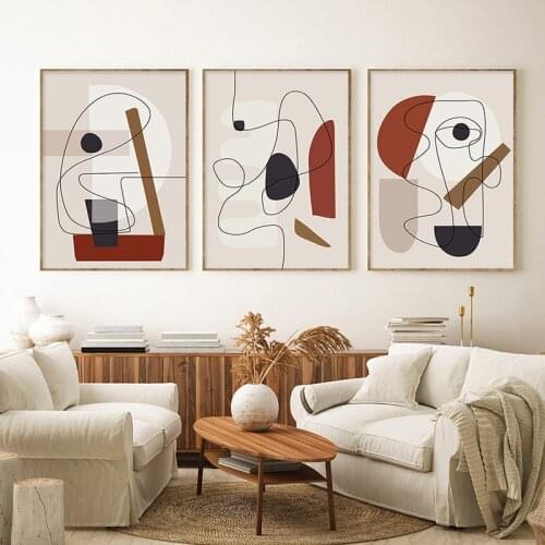 Abstract Geometry Line Bohemia Posters Canvas Painting Wall Art Picture for Living Room Modern Home Interior Decoration No Frame