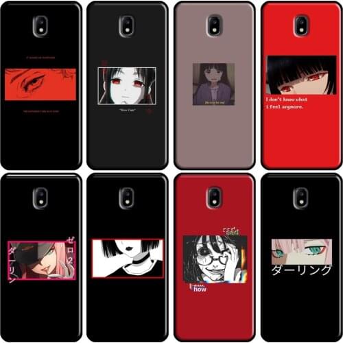 Sad Japanese Anime Aesthetic Cover For Samsung Galaxy J1 J3 J4 J5 J6 J7 2016 2017 A3 A5 A6 A8 A9 J2 Core J8 2018 Cover