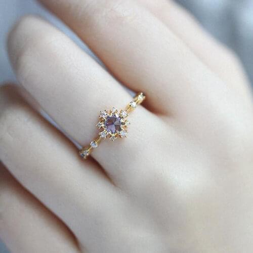 Designer original rules diamond-encased round chalcedony opening adjustable ring retro charm ladies brand silver jewelry