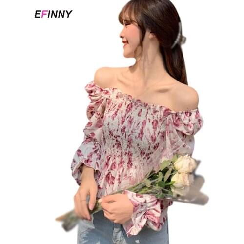 EFINNY Gray Blouses