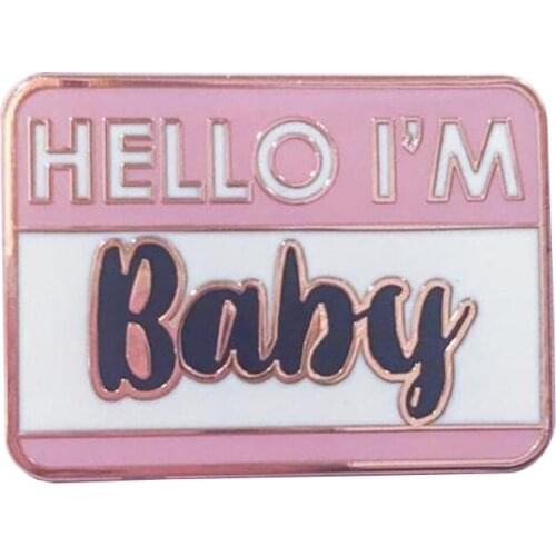Pure Serotonin Hello Baby Enamel Pins