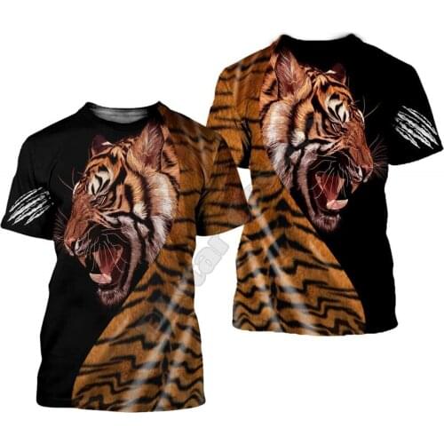 3D Printed T Shirts Amazing Tiger t shirts Harajuku Streetwear women men Funny Tshirts Short sleeve drop shipping