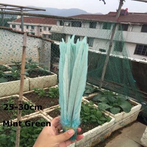 Cking Pack of 100 Pieces 25-30cm 10-12inch Pheasant Feather DIY wedding carnival decorations feathers christmas tree mask crafts