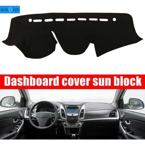 Car Dashboard Cover Dashmat For Ssangyong Korando 2014 2015 Automobile Dash Mat Sun Shade Pad Carpet Dash Board Cover