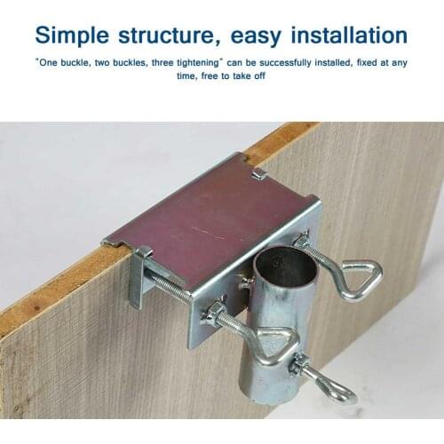 Umbrella Metal Clamp Car Fixing Clip Outdoor Mount Stand Parasol Holder Railing Fixed Bracket Vehicle Tricycle Fixed Frame