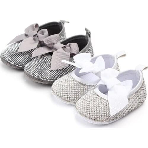 Fashion Summer Baby Shoes Antislip Lovely Infants PU First Walkers Newborn Girls Princess Shoes
