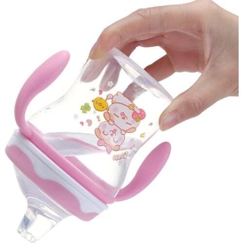 240ml Sippy Cup Leak-Proof Safety Duckbill Bottle Kids Baby Infant Training Drinking Bottles Cups Water Milk Bottle Soft Mouth