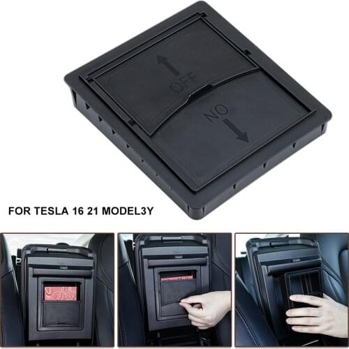 2021 New Car Center Console Armrest Hidden Storage Box Accessories for Tesla Model 3 Model Y 16-21 Car Interior Organizer