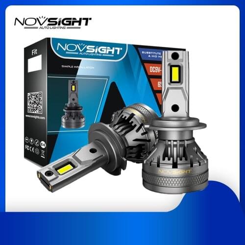 NOVSIGHT H7 LED Canbus Car Light H11 led Headlight Bulbs H4 Turbo Auto Lamp H13 9005 9006 HB3 HB4 Headlamp H3 Fog Lights 22000LM
