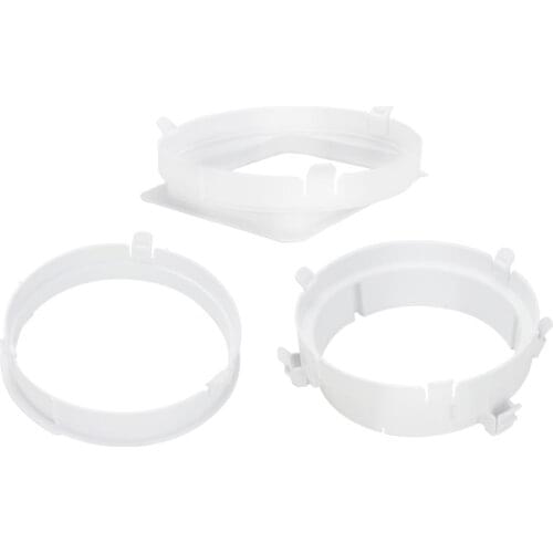 Portable AC Hose Adapter Exhaust Hose Connector Ring Window Seal Kit Round Tube Connector for KY-35 KY-25 WWO66