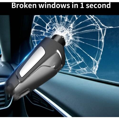 Portable Seat Safety Hammer AutoGlass Car Window Breaker LifeSaving Escape Rescue Tool Seat Belt Cutter Keychain Marteau Hamer A
