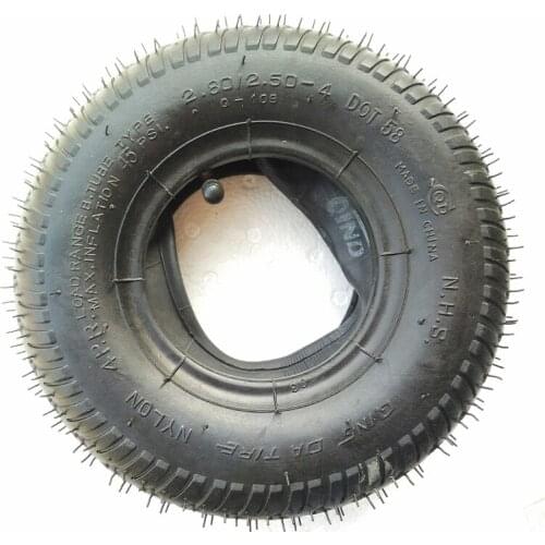 Tire with Inner Tube 2.80/2.50-4 fits Gas / Electric Scooter ATV Elderly Mobility Scooter