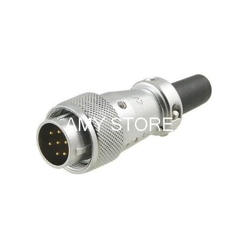 Welding 7 Pins Core Aviation Circular Connector Plug 400V 5A