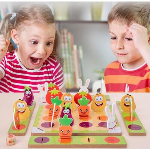 Creative Wooden Children Modern Ludo Intelligence Multi Functional Flying Chess Kid Educational Table Party Game Interactive Toy