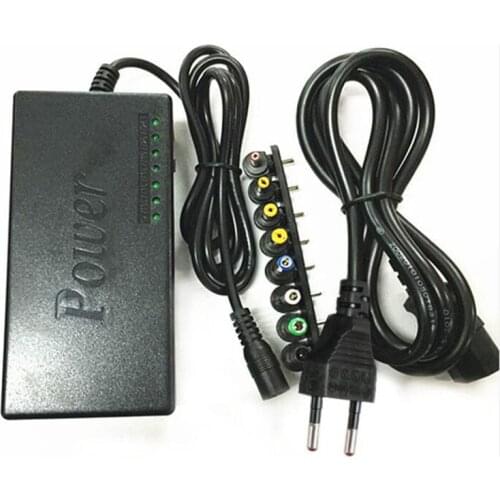 Universal Power Supply 96W 12V To 24V Adjustable LED Charger Laptop Adapter 8 Detachable Plugs EU US UK AU Plug Portable