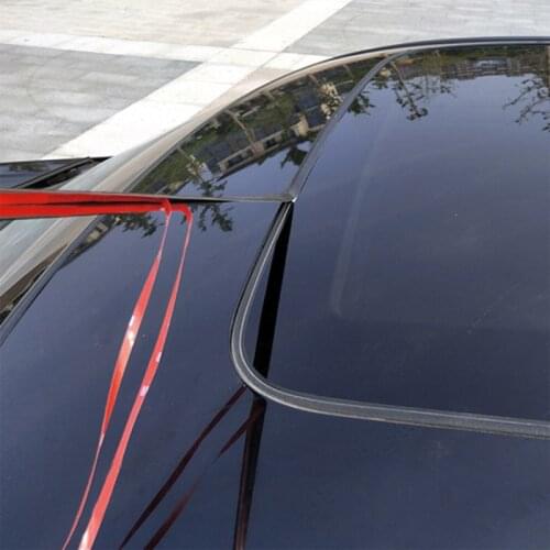 14mm/19mm Car Window Sealant Rubber Stickers Sunroof Triangular Window Sealed Strips Seal Trim Car Front Rear Windshield Sticker