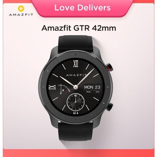 In Stock Global Version New Amazfit GTR 42mm Smart Watch 5ATM womens watches 12Days Battery Music Control For Android IOS