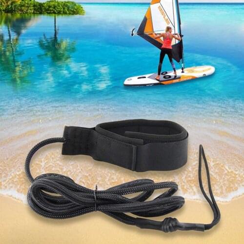 218cm Stand Up Paddle Board Rope Leg Leash Light Weighted Surfboard Foot Rope Stand Up Paddle Rope Surfing Protect Accessories