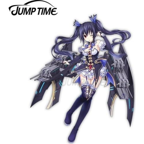 Jump Time 13 x 10.6cm For Azur Lane Neptunia Noire Anime Waifu Car Stickers Personality Motorcycle Windows Decal Car Assessoires