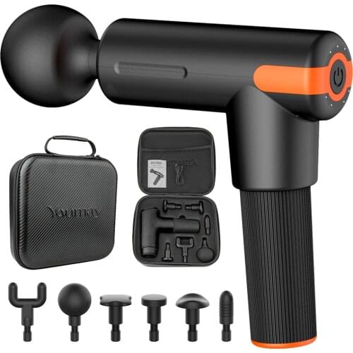 Youmay Mini Massage Gun Pocket Muscle Massager Body Deep Tissue Therapy Gun Exercising Muscle Pain Relief Shaping Slimming