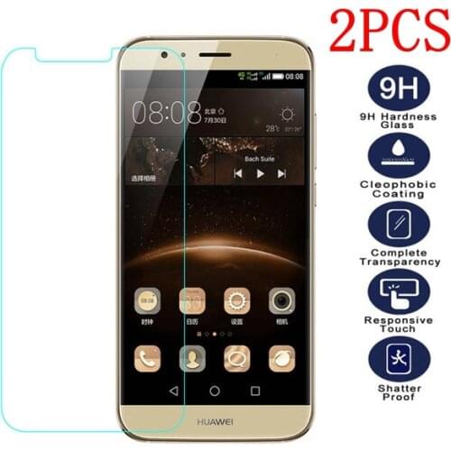 2PCS Tempered Glass For Huawei G8 GX8 Screen Protector Thoughed protective film For G7 plus D199 glass