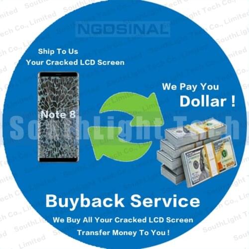 Super AMOLED Recycle Service For Samsung Galaxy Note 8 LCD Screen N9500 N950FD N950U Display With frame Touch Digitizer Assembly