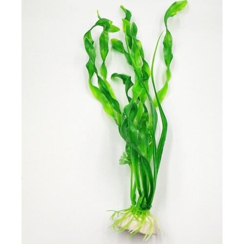 1Pcs Aquarium Simulation Grass Fish Tank Decoration Landscape Plant Fake Fish Grass Strip Water Kelp Grass Plants Decoration