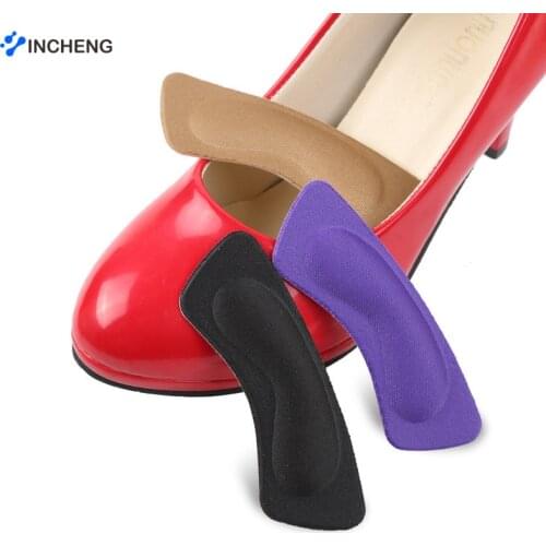 INCHENG 3 Pair Soft High Heel Insoles Heel Protector Lining Shoe Filler Stickers Foot Pain Relief Cushion Heel Pads