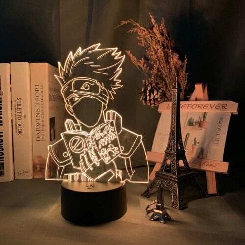 3D Anime LED Table Lamp Practical Multi-functional Durable Touch Control 7 Color Kids Bedroom Night Light Xmas Gift