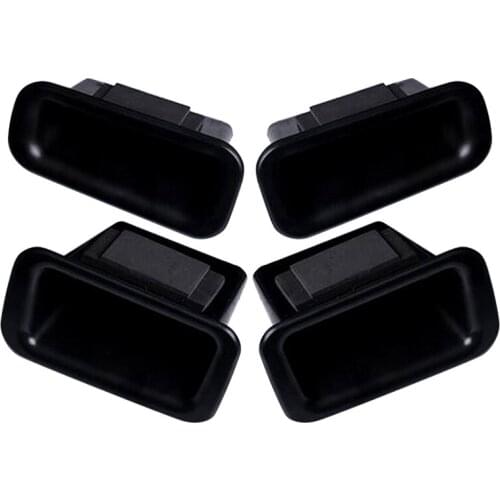 4Pcs/Set Car Black Front & Rear Armrest Door Storage Box Holder Fit For Ford Explorer 2015 2014 2013 2012 2011