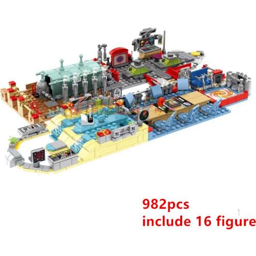 4in1 Bases For Boys Toys Children Kids Building Blocks Classic Model Bricks Sets Kits