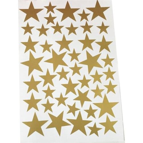 45pcs Cartoon Starry Wall Stickers For Kids Rooms Home Decor Little Stars Art Wall Decals Baby Nursery decor DIY Mural wallpaper