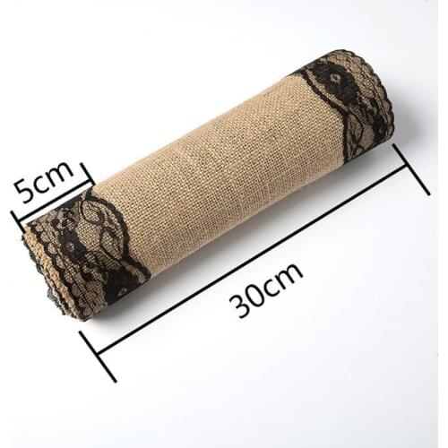 Banner Jute Lacy Desk Chair Yarn Christmas Party Process Wedding Decoration