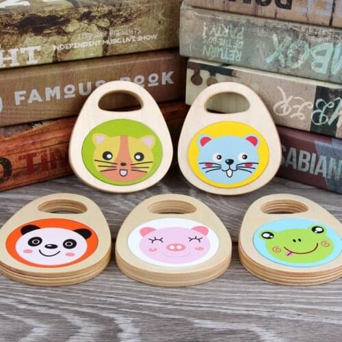 Baby Wooden Sand Hammer Music Toys Kid Sand Board Toy Child Early Education Tool Musical Instrument Percussion Toy Gifts