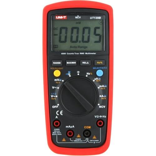 UNI-T UT139B UT-139B True RMS NCV 4000 Counts DMM Digital Multimeters w/ Capacitance & Frequency Test Multimetro LCR Meter