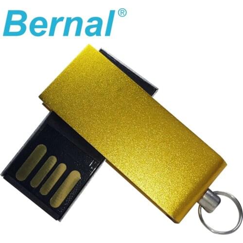 Bernal USB PEN Drive 64 GB MINI usb flash drive 4 GB 8 GB 16 GB 32GB waterproof rotate gift usb flash disk 2.0 usb flash memory