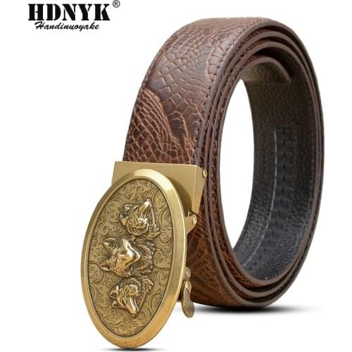 HAN DI NUO YA KE Men's Classic Belts