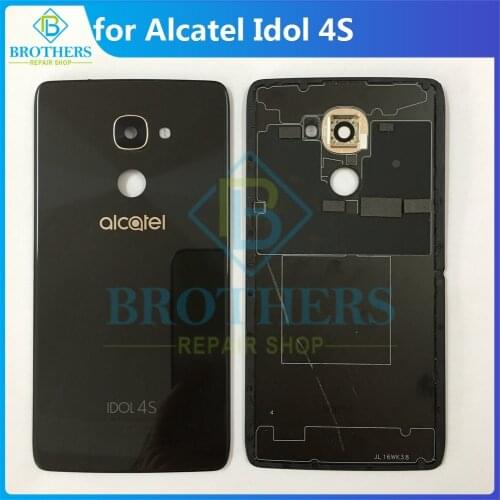 Battery Housing for Alcatel One Touch Idol 4S Battery Door Back Cover Case OT6070 6070K 6070Y 6070 For TCL 950 Rear Housing Top