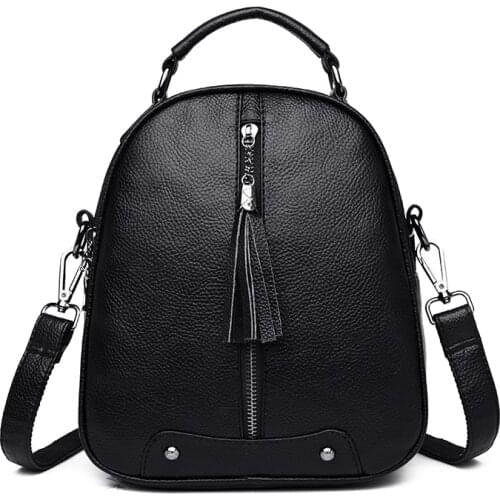 Fashion Women Backpack PU Leather School Bags For Teenagers Girls Travel Shoulder Bag Designer High Quality Brand Backpacks