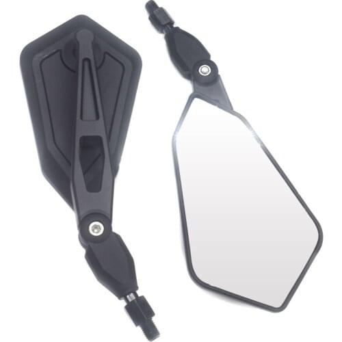 Motorcycle Rearview Mirror Universal Motorbike Replacement Parts Rear View Mirrors 10mm For Yamaha BMW Honda Suzuki Benelli ATV