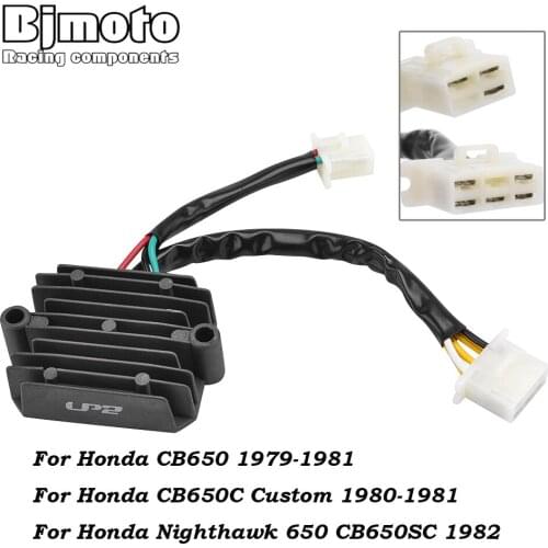 BJMOTO Motorcycle Voltage Regulator Rectifier For Honda CB650 1979-1981 CB650C Custom 1980-1981 Nighthawk 650 CB650SC 1982