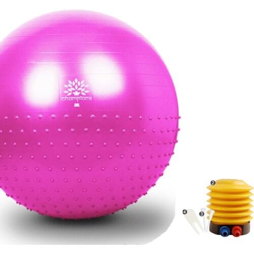 2018 New High Quality Yoga Ball Explosion-proof Point Massage Weight-loss Yoga Ball Gymnastic Exercise Yoga Balance Ball 75CM