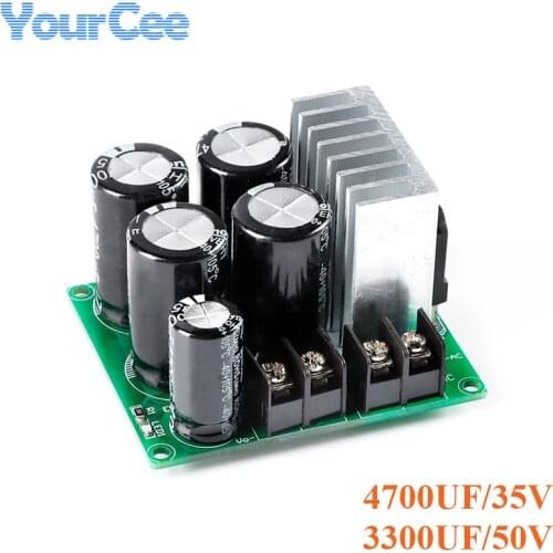 Single Power Supply Rectifier Filter Board Power Amplifier Non Regulator Power Board Module 10A 3300UF/50V 4700UF/35V